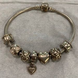 Pandora Bracelet and Charms